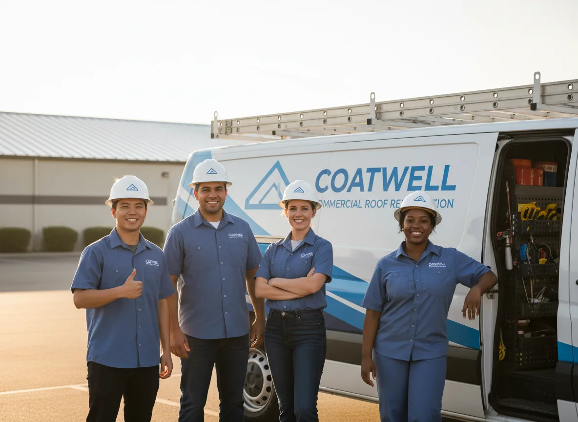 Commercial roof coating company in Waucoma, IA